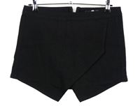 Dámská černá riflová skort sukně Boohoo 