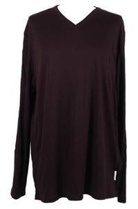 Nové - Pánske vínové tričko Calvin Klein