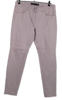 Dámské světlerůžové skinny rifle Next 