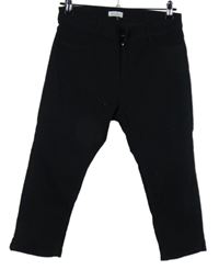 Dámské černé skinny capri rifle 