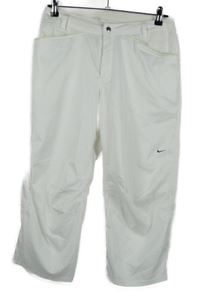 Dámske biele športové funkčné capri nohavice Nike