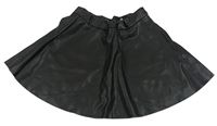 Čierna koženková sukňa H&M