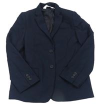 Tmavomodré slavnostní sako H&M