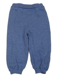 Modré úpletové kalhoty Matalan