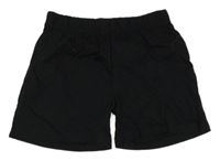 Čierne bavlnené kraťasy