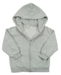 Svetlosivá prepínaci mikina s kapucňou H&M