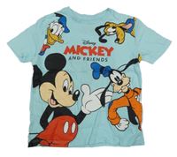 Svetlomodré tričko s Mickey Mousem Primark