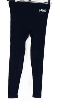Dámske tmavomodré funkčné spodné legíny Jako