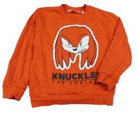 Červená mikina s potlačou H&M