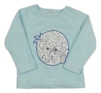 Svetlomodrá fleecový pyžamová mikina so Stitchem Disney