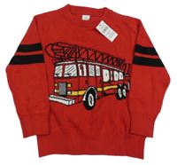 Nové - Červený svetr s hasiči GAP