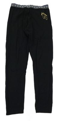 Čierne legíny so srdiečkami River Island