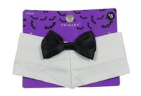 Nové - Kostým - Bílý límeček s černým motýlkem Primark