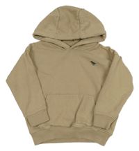 Béžová mikina s dinosaurom a kapucňou Next