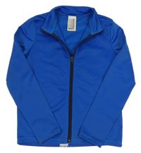 Cobaltovoě modrá športová thermo prepínaci mikina Decathlon