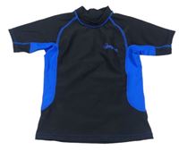 Čierno-modré UV tričko s logom Pegaso