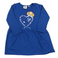 Tmavomodré teplákové šaty s Paw Patrol Nickelodeon