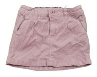 Svetloružová menšestrová sukňa H&M