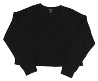 Čierna crop mikina New Look