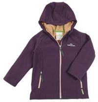 Švestková softshellová bunda s kapucí Kathmandu 