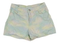 Duhové riflové kraťasy Page one young