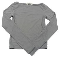 Sivé crop tričko H&M