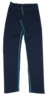 Tmavomodré funkční spodní kalhoty crane