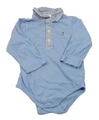 Modré body s límečkem jacadi