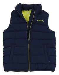 Tmavomodrá prošívaná šusťáková funkční zateplená vesta MOUNTAIN WAREHOUSE