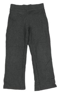 Tmavosivé melírované teplákové nohavice M&S