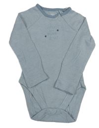 Modro-bílé pruhované body s nápisy a hvězdičkami F&F