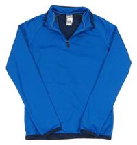 Modro-tmavomodrá thermo mikina Wed'ze