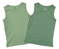 2x - Nátělník - Světlekhaki, khaki H&M