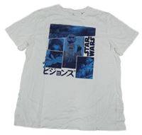Biele tričko so Star Wars H&M