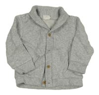 Sivá melírovaná prepínaci mikina H&M