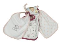 Nové - 3x bílý slinták - se srnkou + se zvířaty + puntíkatý Ergee