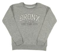 Sivá melírovaná mikina s nápisom Primark