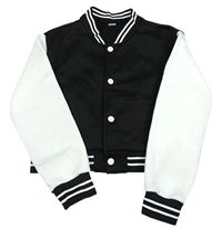 Čierno-biela baseballová mikina s kapybarou