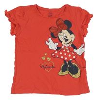 Červené tričko s Minnie C&A