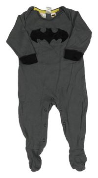 Tmavosivý overal s logem Batmana H&M