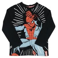 Čierne pyžamové tričko so Spidermanem George