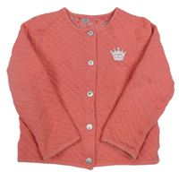 Korálová prešívaná prepínaci mikina