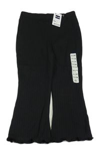 Nové - černé žebrované flare legíny dunnes