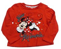 Červené triko - Minnie Disney