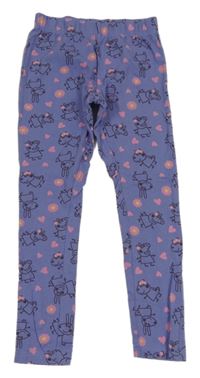 Modro-růžové legíny s Peppou a kamarády 