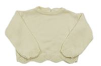 Smotanový crop sveter LC Waikiki