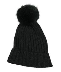 Tmavosivá čapica s brmbolcom H&M