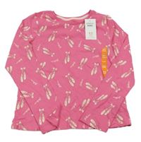 Nové - Ružové tričko s topánkami Pep&Co