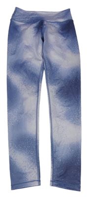 Fialovo-lila vzorované športové legíny H&M