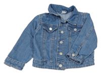Modrá rifľová bunda H&M
